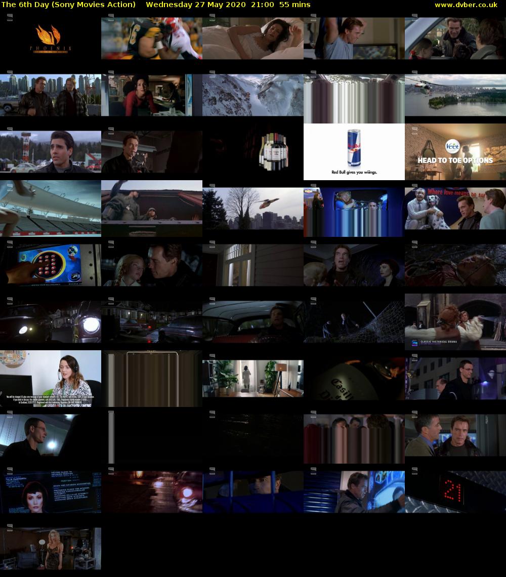 The 6th Day (Sony Movies Action) Wednesday 27 May 2020 21:00 - 21:55