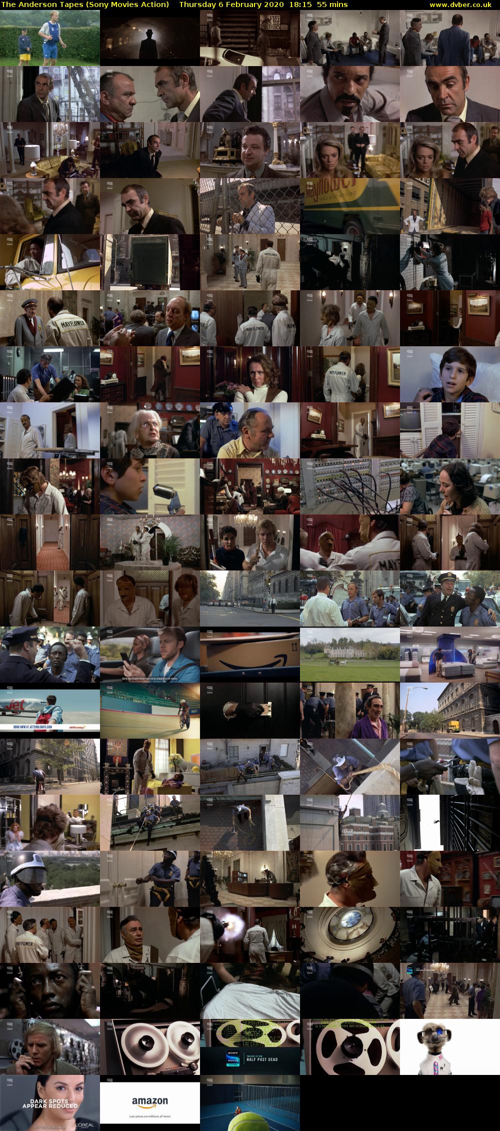 The Anderson Tapes (Sony Movies Action) Thursday 6 February 2020 18:15 - 19:10