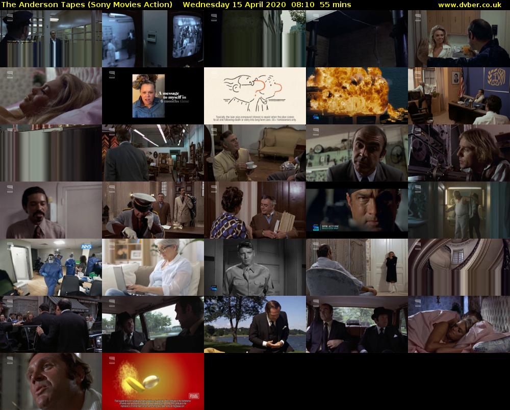 The Anderson Tapes (Sony Movies Action) Wednesday 15 April 2020 08:10 - 09:05