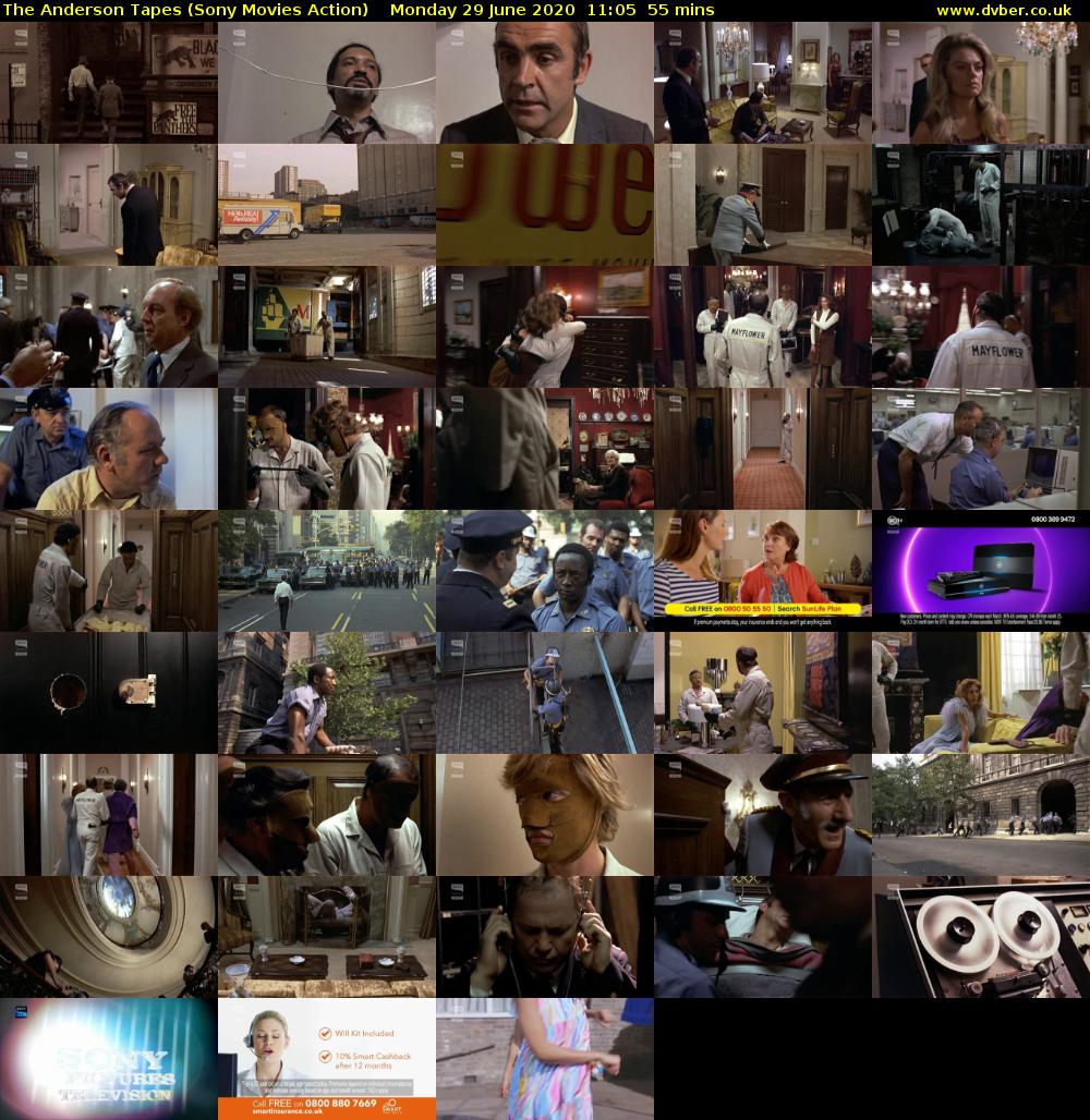 The Anderson Tapes (Sony Movies Action) Monday 29 June 2020 11:05 - 12:00
