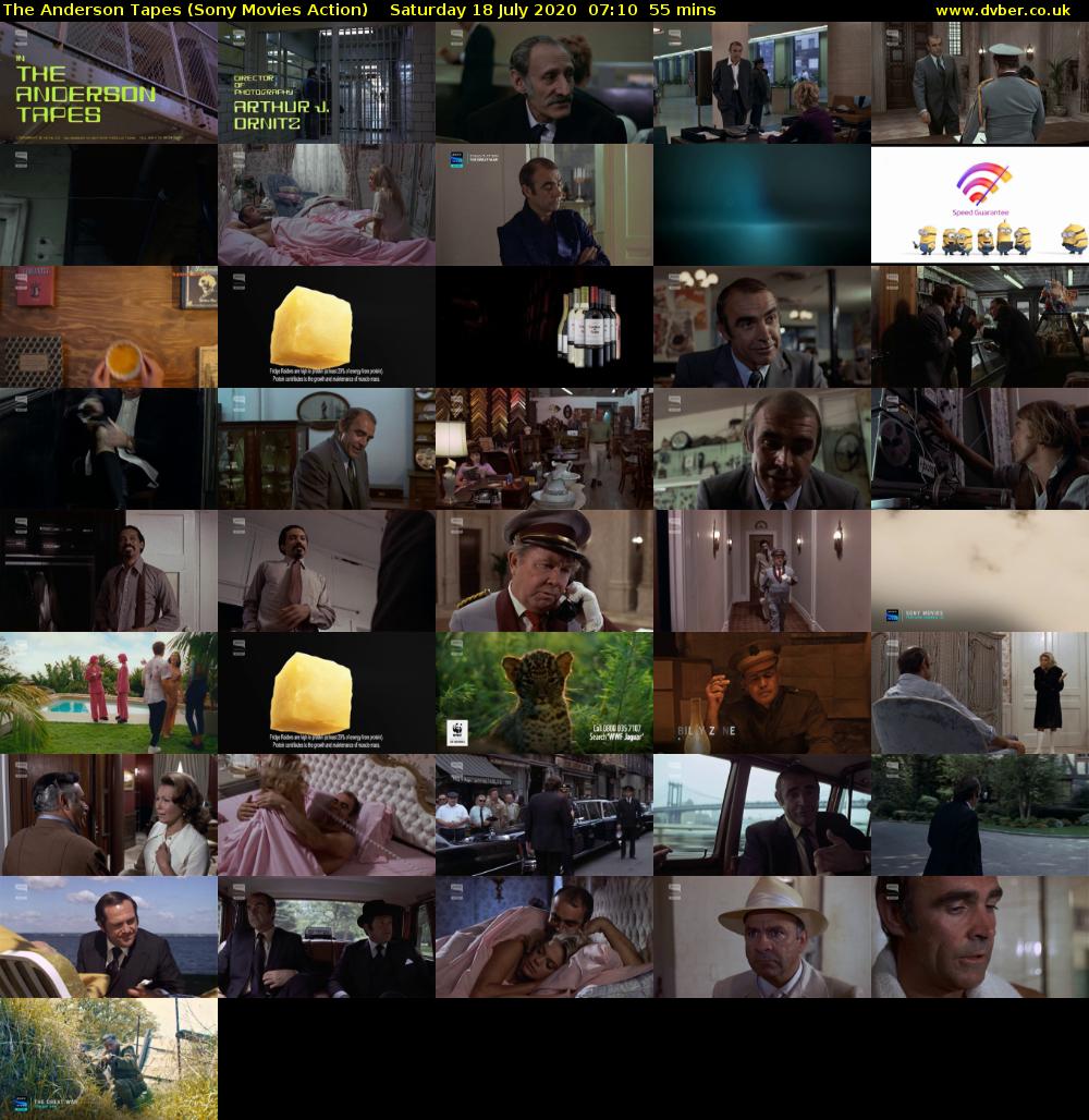 The Anderson Tapes (Sony Movies Action) Saturday 18 July 2020 07:10 - 08:05