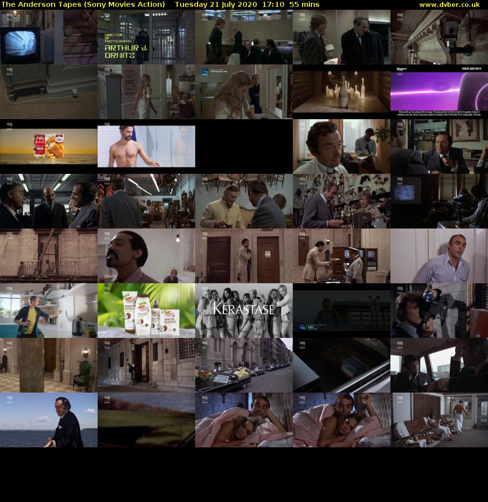 The Anderson Tapes (Sony Movies Action) Tuesday 21 July 2020 17:10 - 18:05