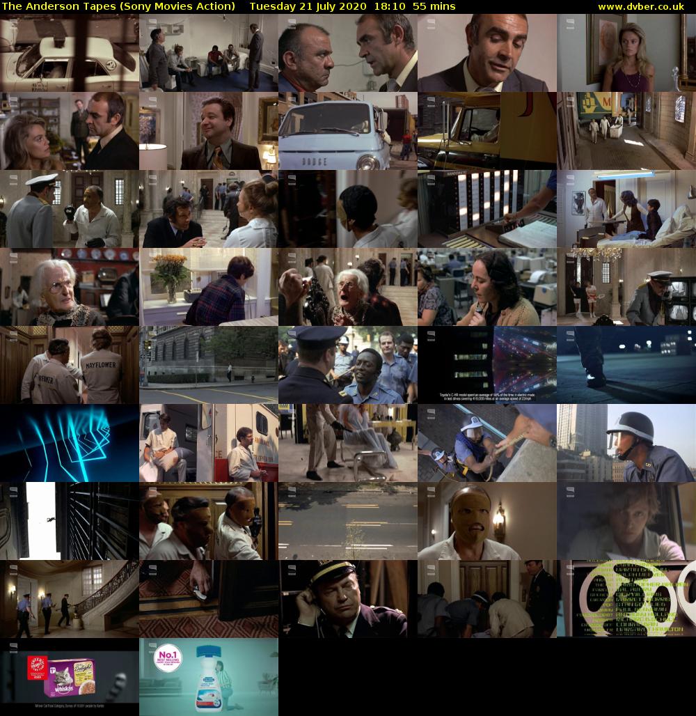 The Anderson Tapes (Sony Movies Action) Tuesday 21 July 2020 18:10 - 19:05