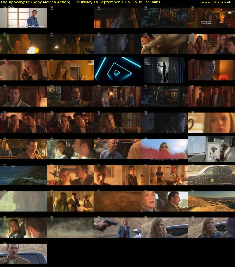 The Apocalypse (Sony Movies Action) Thursday 19 September 2019 19:05 - 20:00