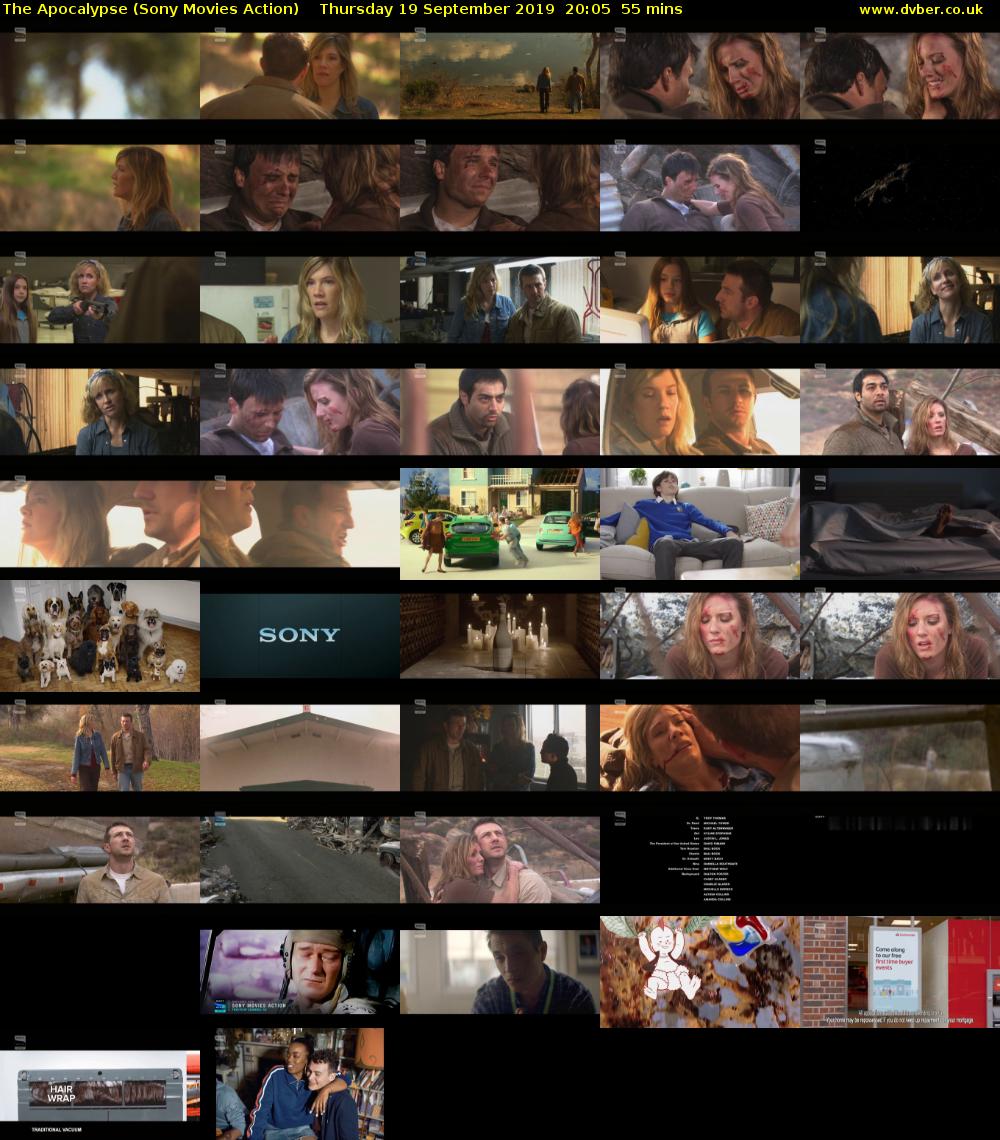 The Apocalypse (Sony Movies Action) Thursday 19 September 2019 20:05 - 21:00