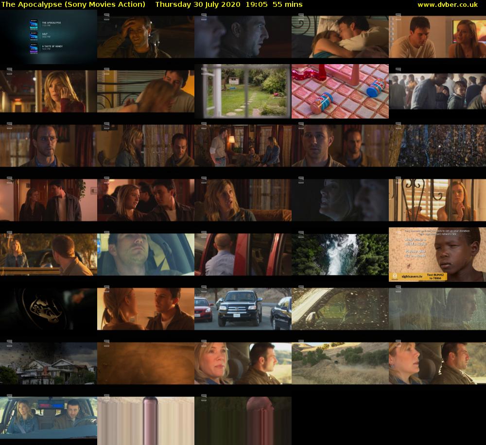 The Apocalypse (Sony Movies Action) Thursday 30 July 2020 19:05 - 20:00