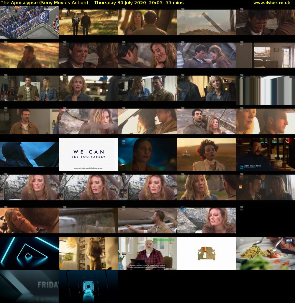 The Apocalypse (Sony Movies Action) Thursday 30 July 2020 20:05 - 21:00