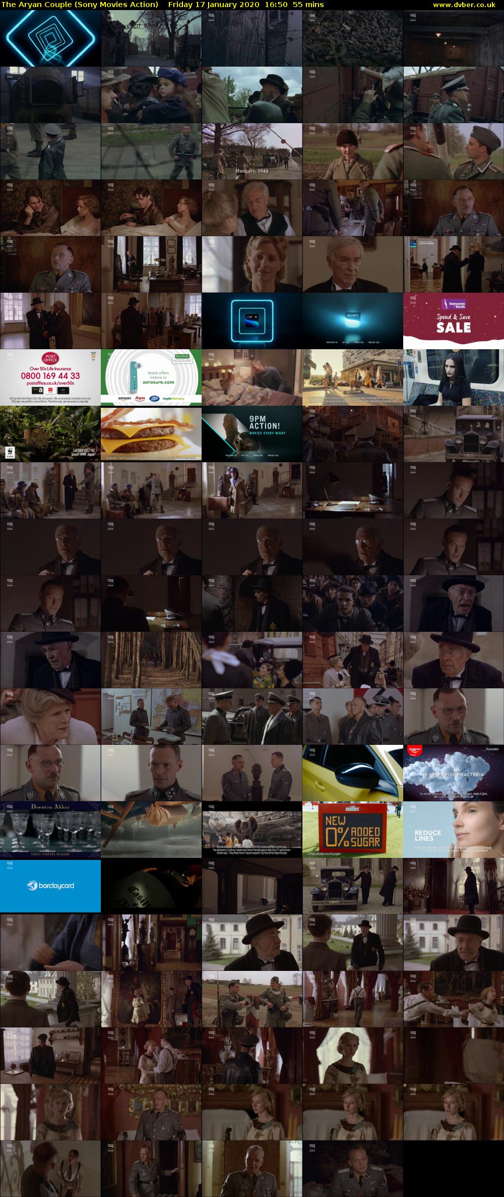 The Aryan Couple (Sony Movies Action) Friday 17 January 2020 16:50 - 17:45