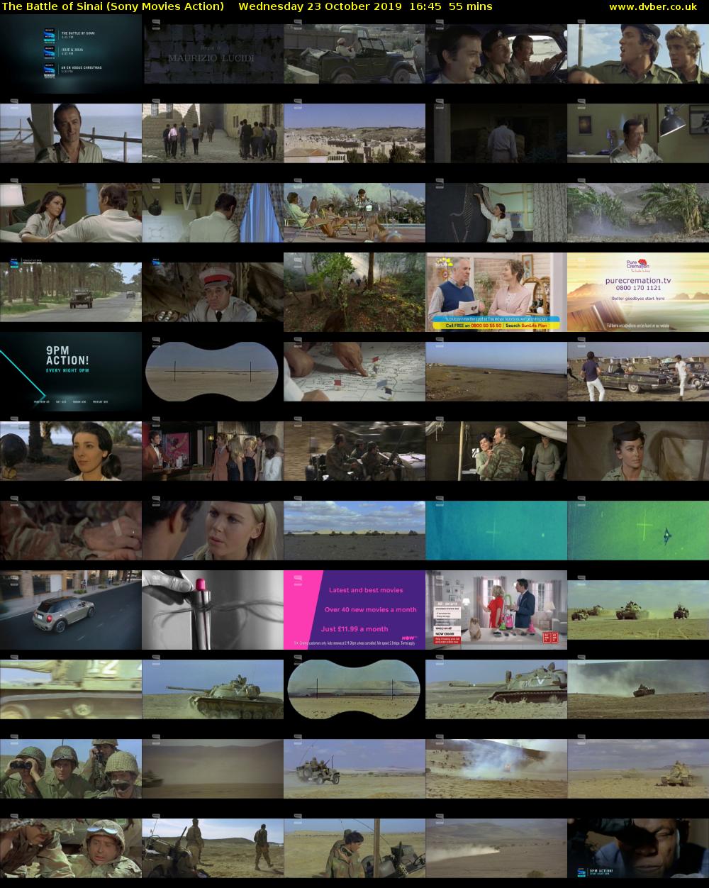 The Battle of Sinai (Sony Movies Action) Wednesday 23 October 2019 16:45 - 17:40