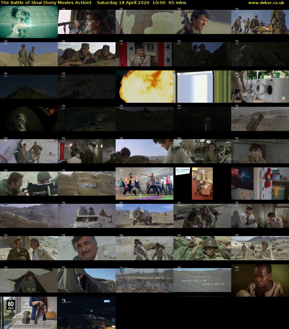 The Battle of Sinai (Sony Movies Action) Saturday 18 April 2020 10:00 - 11:05