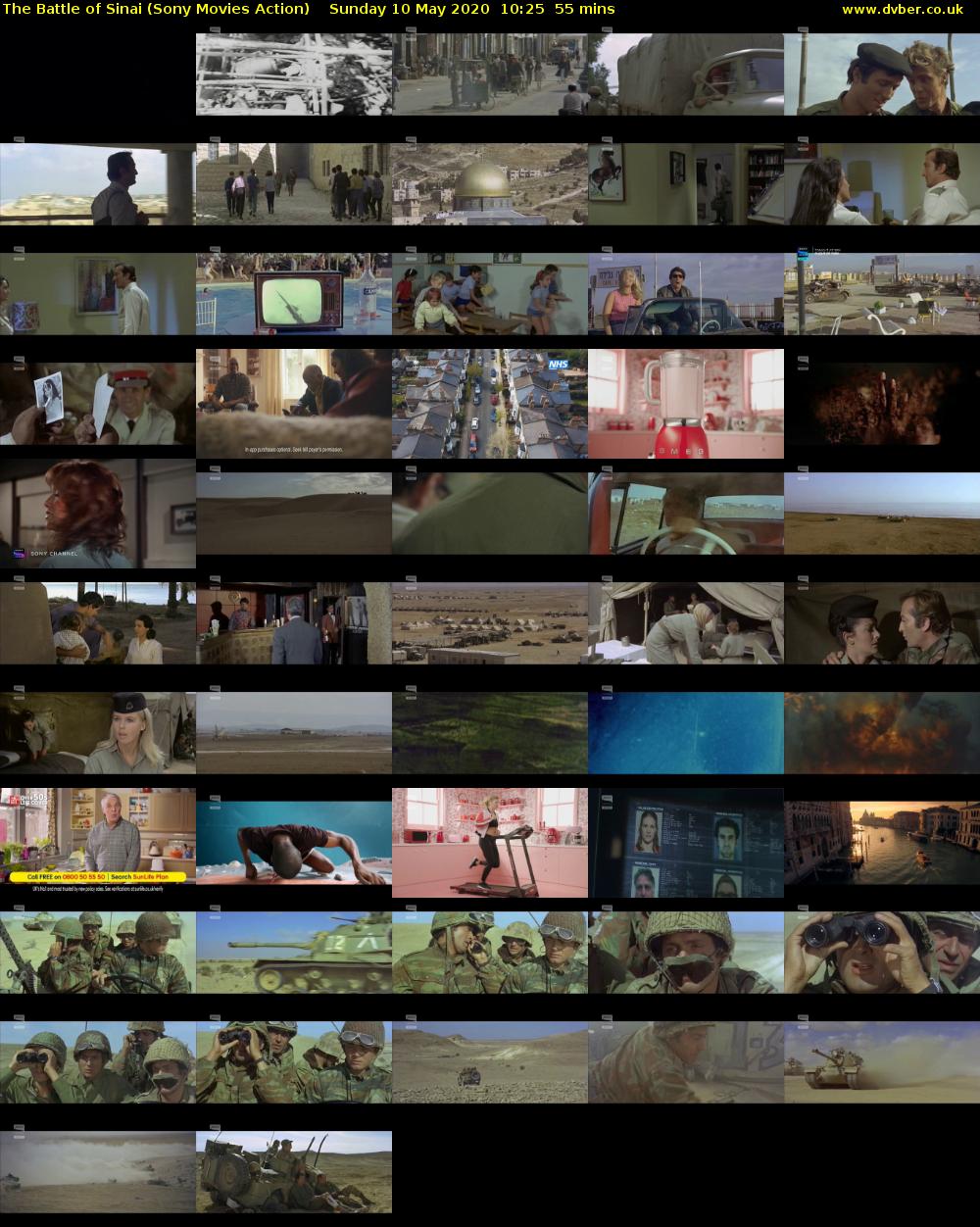 The Battle of Sinai (Sony Movies Action) Sunday 10 May 2020 10:25 - 11:20