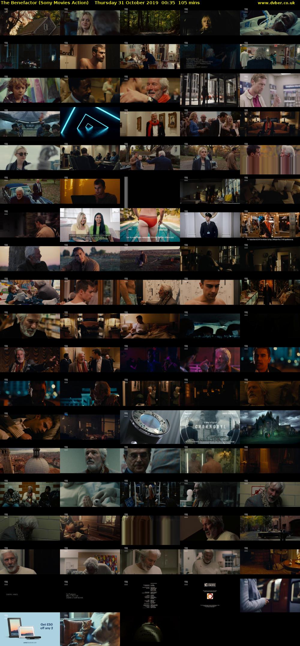 The Benefactor (Sony Movies Action) Thursday 31 October 2019 00:35 - 02:20