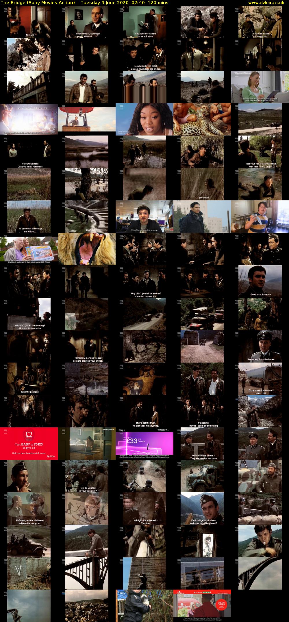 The Bridge (Sony Movies Action) Tuesday 9 June 2020 07:40 - 09:40