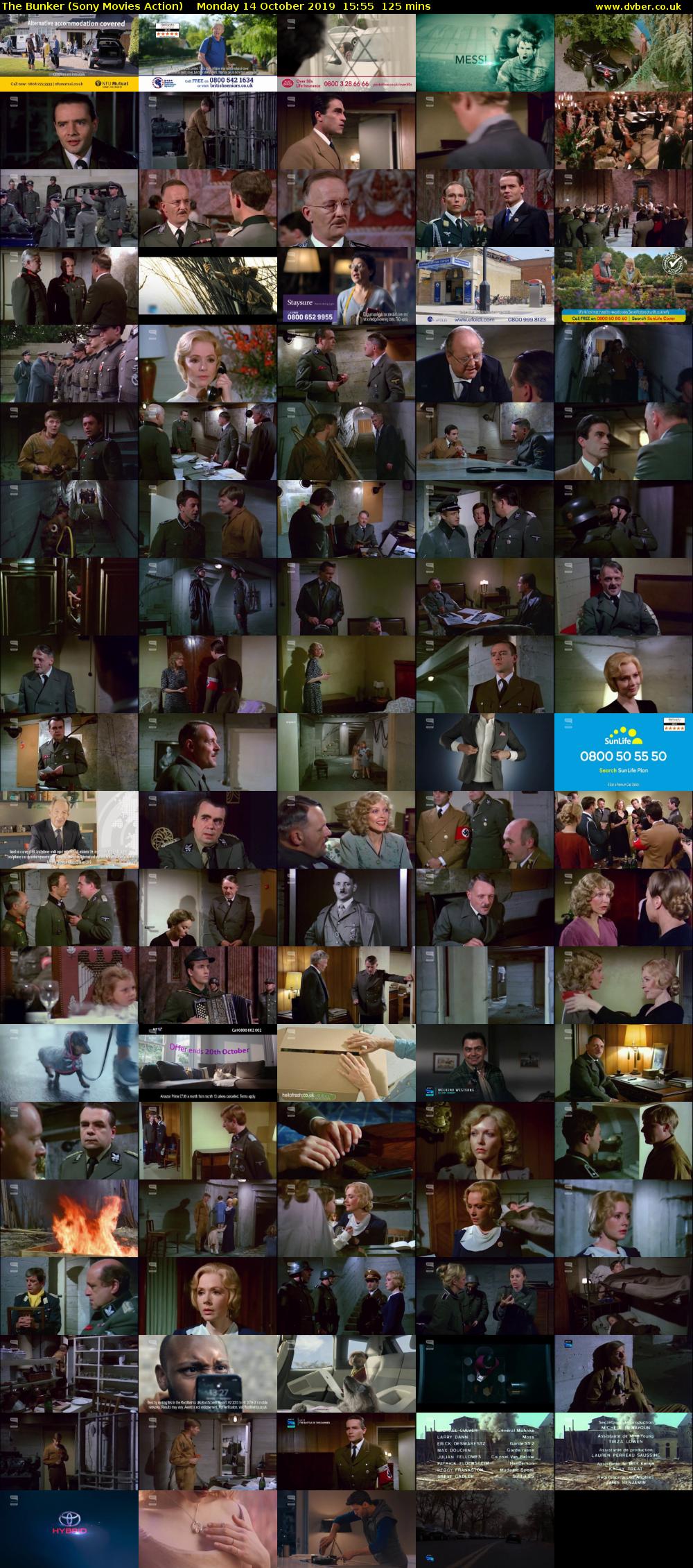 The Bunker (Sony Movies Action) Monday 14 October 2019 15:55 - 18:00
