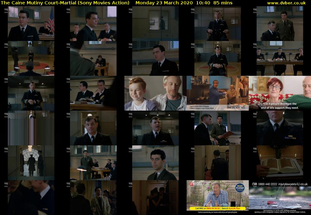 The Caine Mutiny Court-Martial (Sony Movies Action) Monday 23 March 2020 10:40 - 12:05