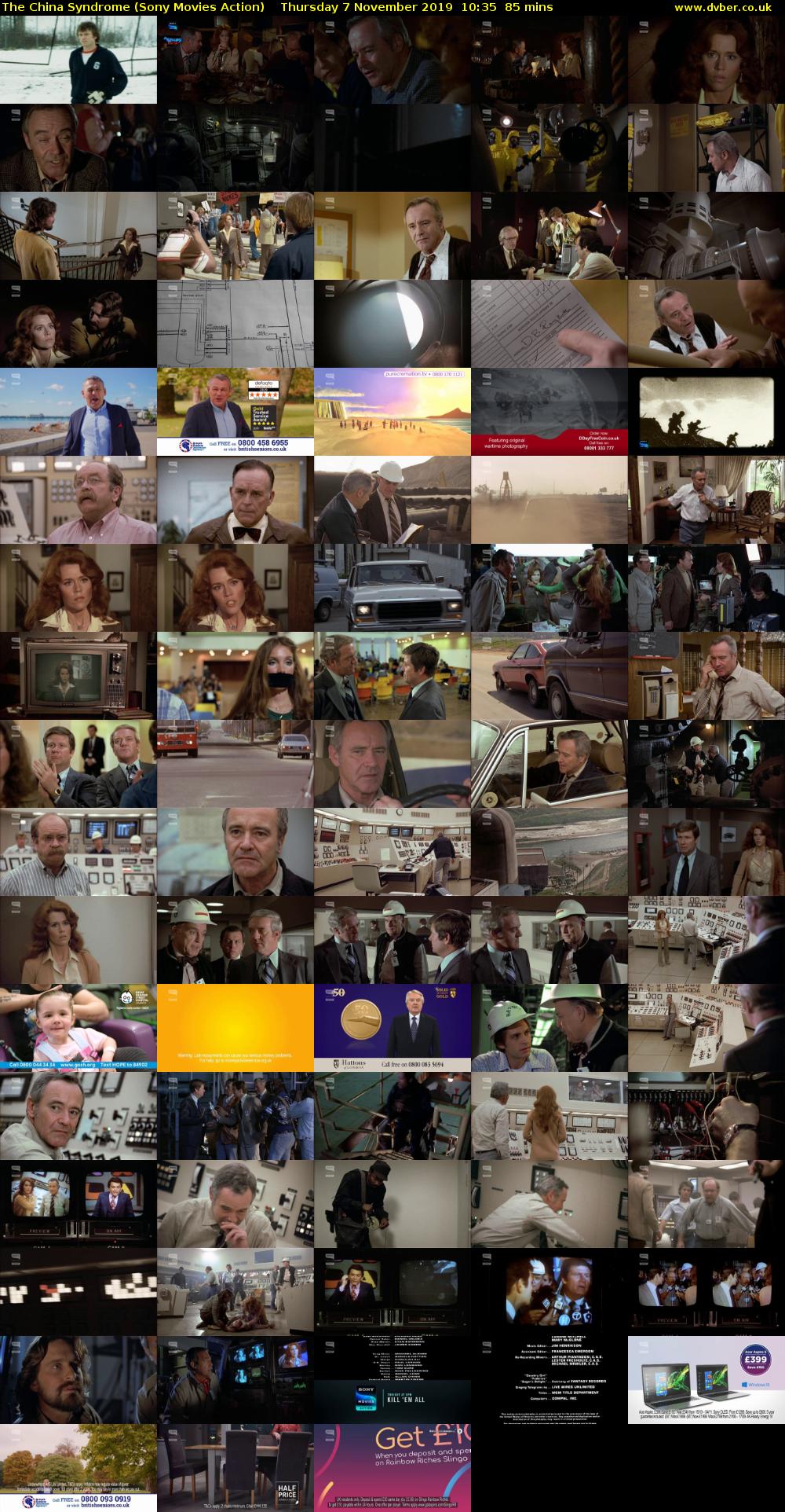 The China Syndrome (Sony Movies Action) Thursday 7 November 2019 10:35 - 12:00
