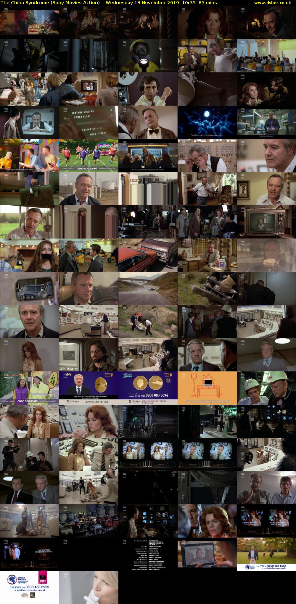 The China Syndrome (Sony Movies Action) Wednesday 13 November 2019 10:35 - 12:00
