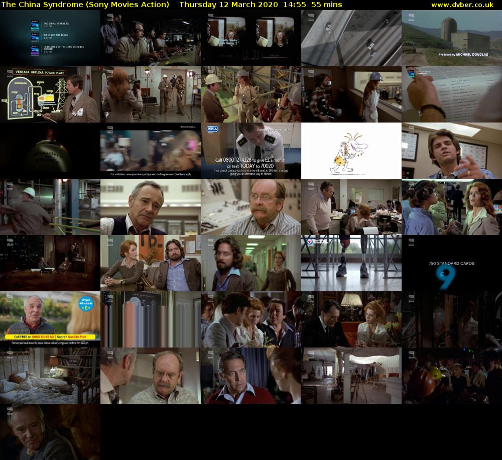 The China Syndrome (Sony Movies Action) Thursday 12 March 2020 14:55 - 15:50