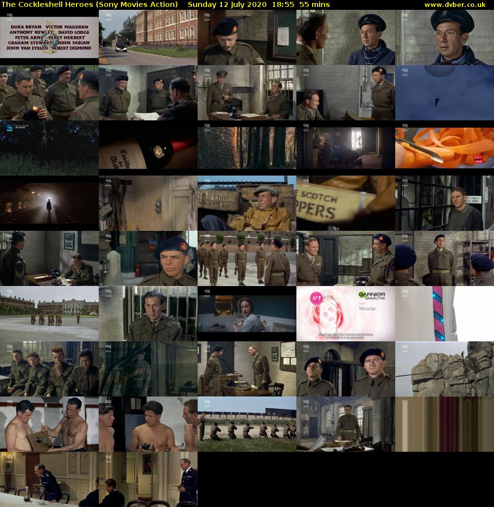 The Cockleshell Heroes (Sony Movies Action) Sunday 12 July 2020 18:55 - 19:50