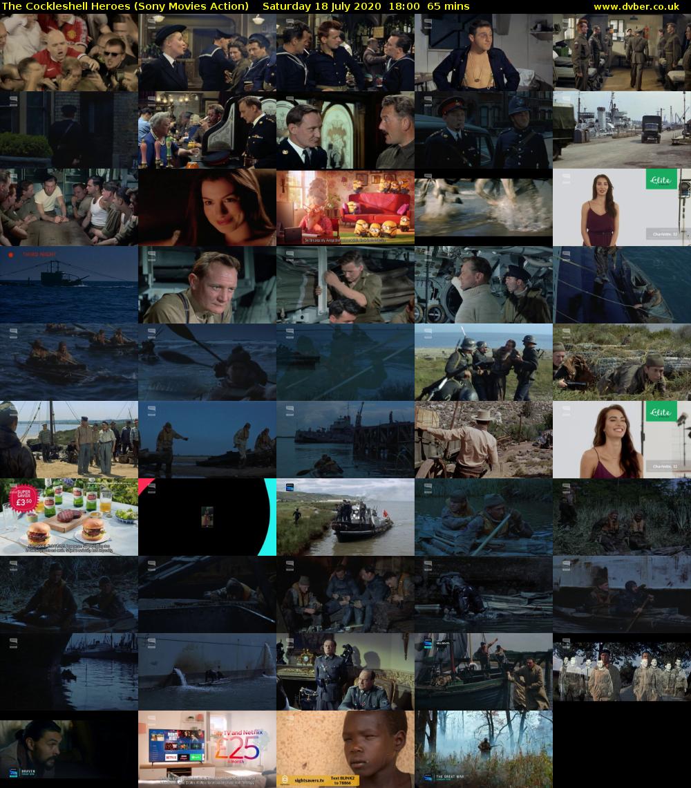The Cockleshell Heroes (Sony Movies Action) Saturday 18 July 2020 18:00 - 19:05