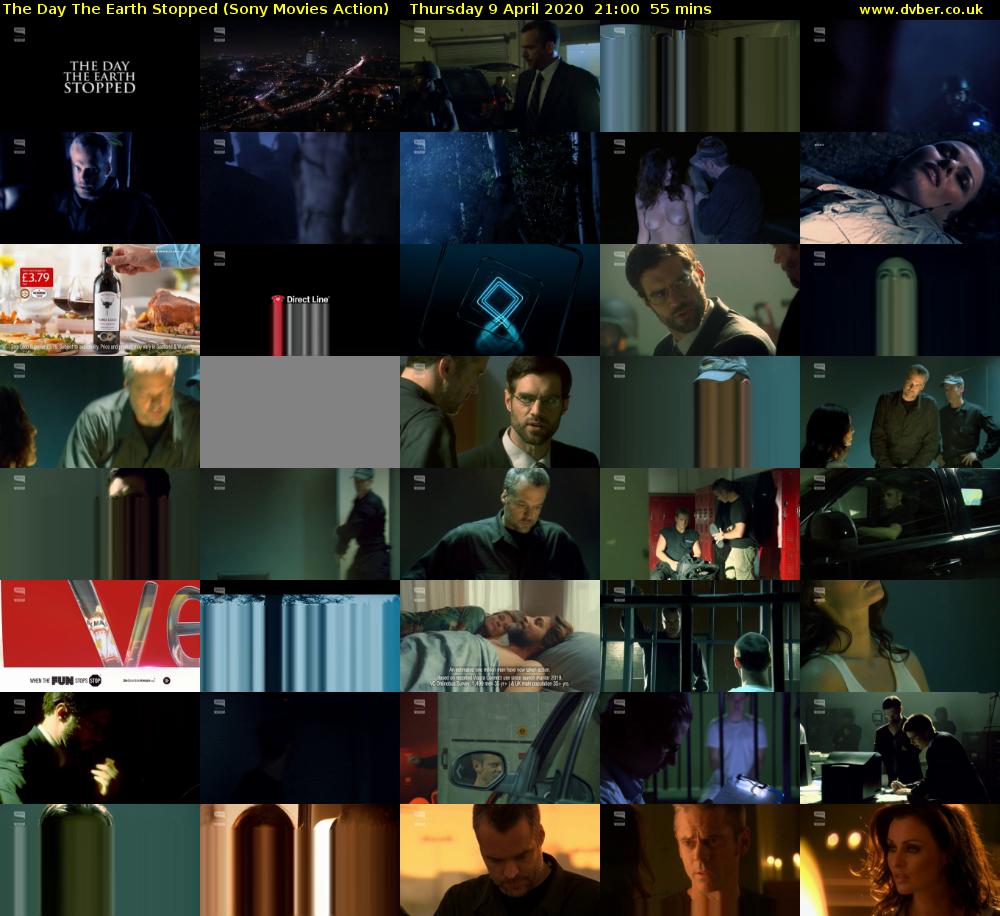 The Day The Earth Stopped (Sony Movies Action) Thursday 9 April 2020 21:00 - 21:55