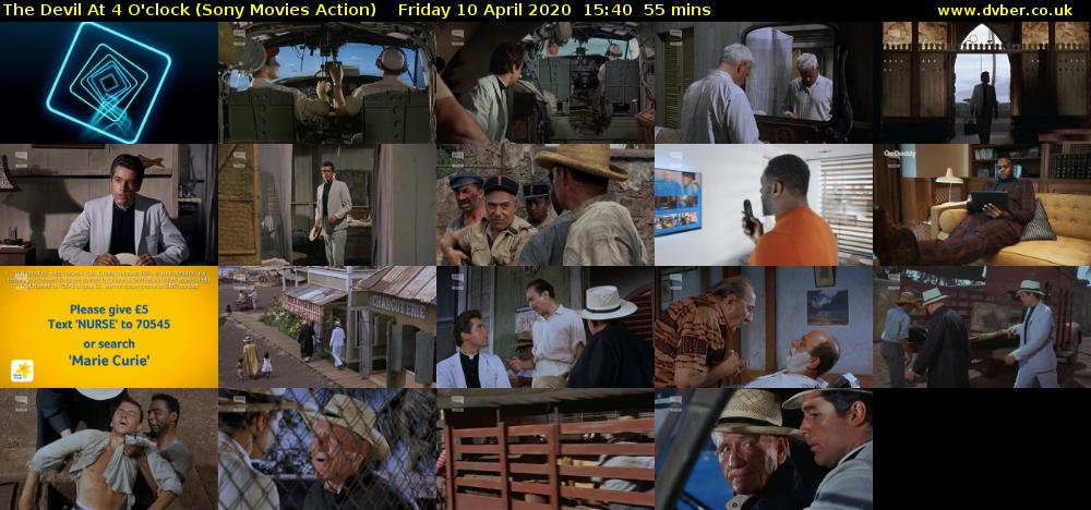 The Devil At 4 O'clock (Sony Movies Action) Friday 10 April 2020 15:40 - 16:35