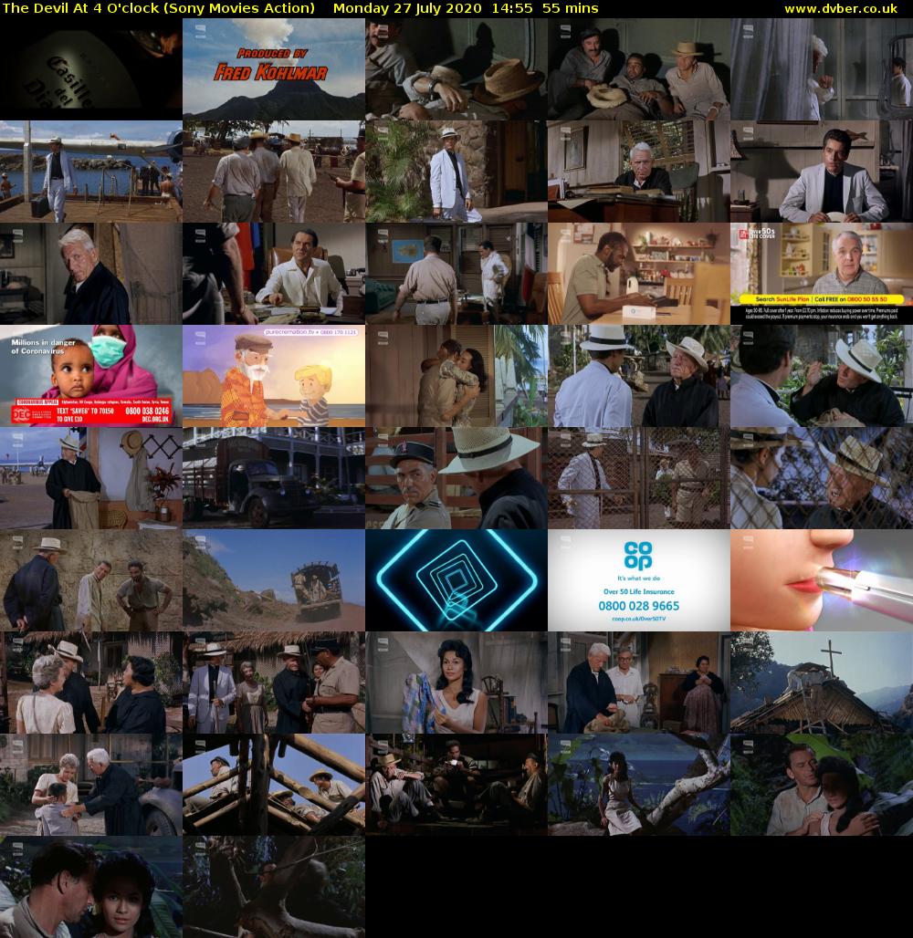 The Devil At 4 O'clock (Sony Movies Action) Monday 27 July 2020 14:55 - 15:50