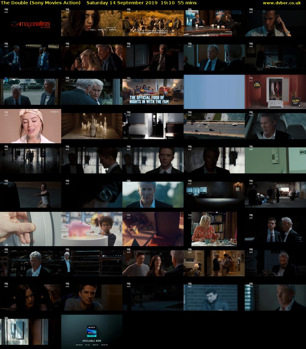 The Double (Sony Movies Action) Saturday 14 September 2019 19:10 - 20:05