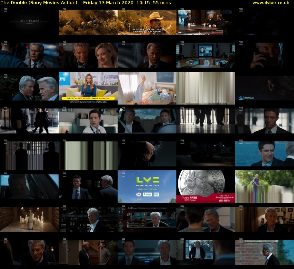 The Double (Sony Movies Action) Friday 13 March 2020 10:15 - 11:10