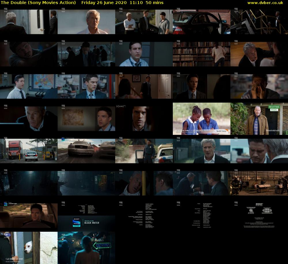 The Double (Sony Movies Action) Friday 26 June 2020 11:10 - 12:00