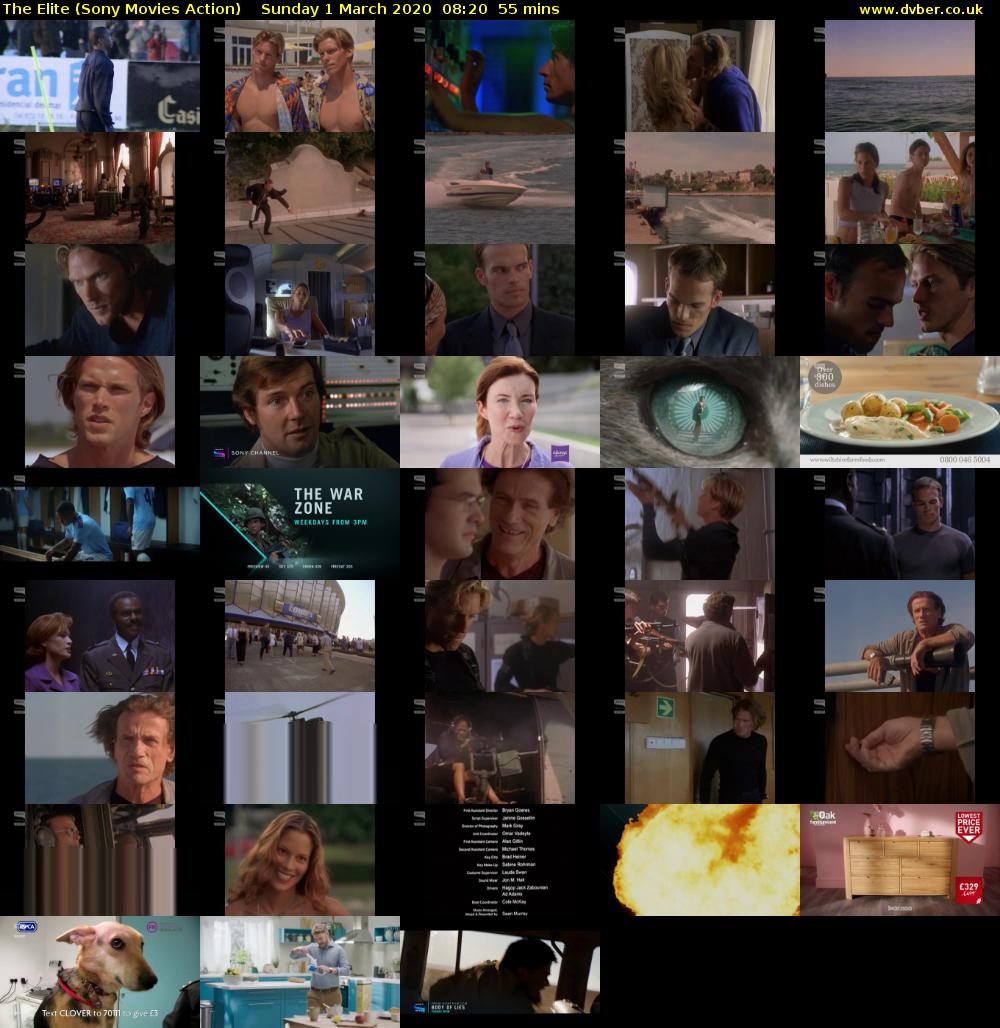 The Elite (Sony Movies Action) Sunday 1 March 2020 08:20 - 09:15