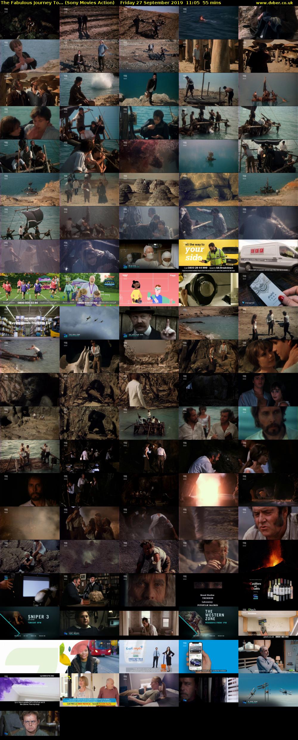 The Fabulous Journey To... (Sony Movies Action) Friday 27 September 2019 11:05 - 12:00