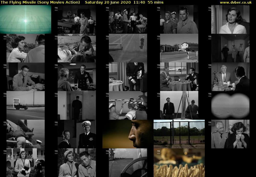 The Flying Missile (Sony Movies Action) Saturday 20 June 2020 11:40 - 12:35