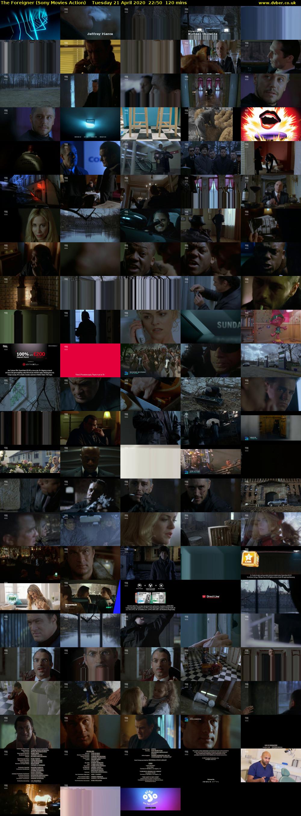 The Foreigner (Sony Movies Action) Tuesday 21 April 2020 22:50 - 00:50