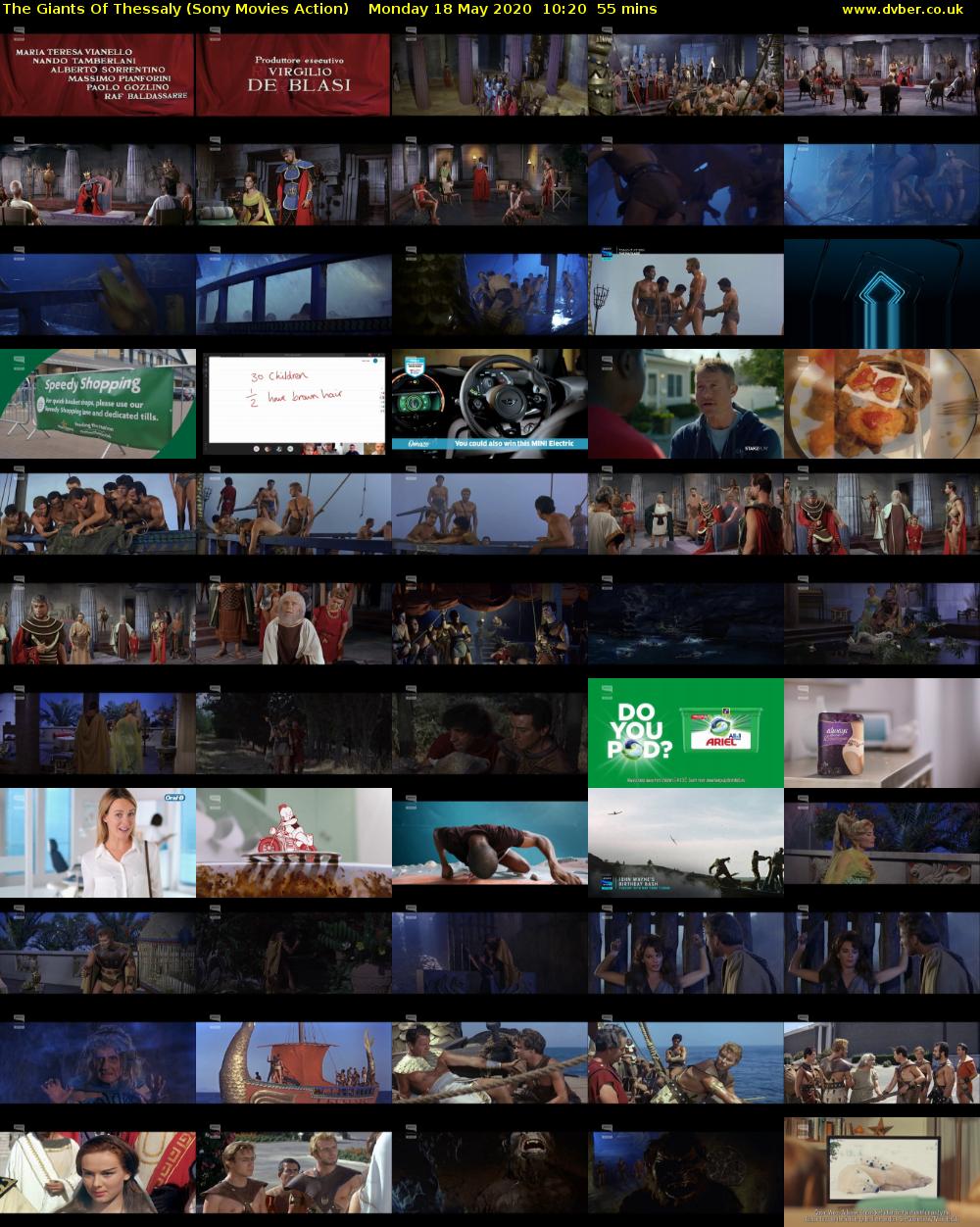 The Giants Of Thessaly (Sony Movies Action) Monday 18 May 2020 10:20 - 11:15
