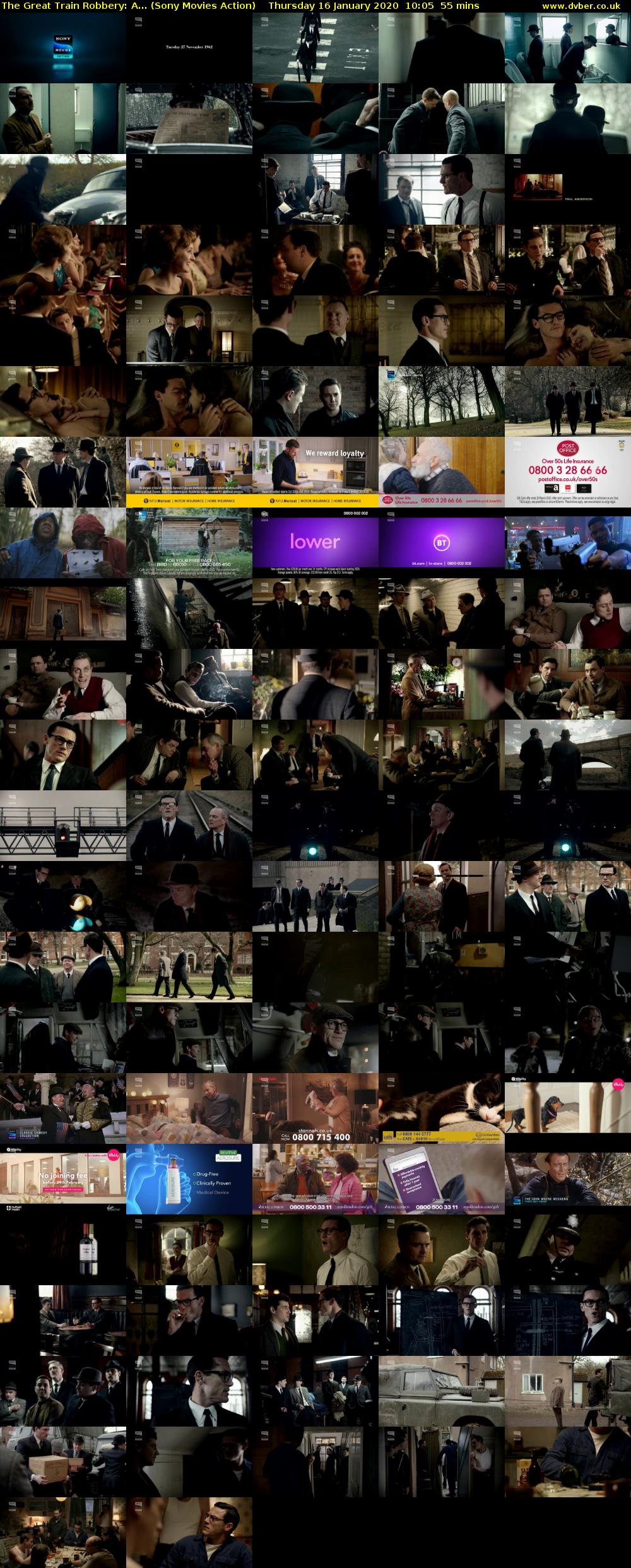 The Great Train Robbery: A... (Sony Movies Action) Thursday 16 January 2020 10:05 - 11:00