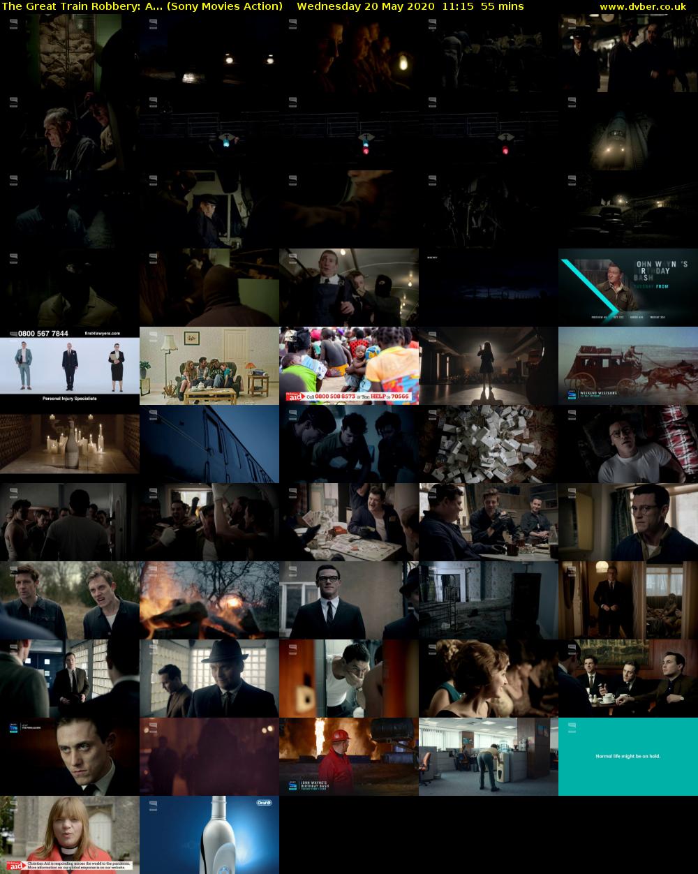 The Great Train Robbery: A... (Sony Movies Action) Wednesday 20 May 2020 11:15 - 12:10