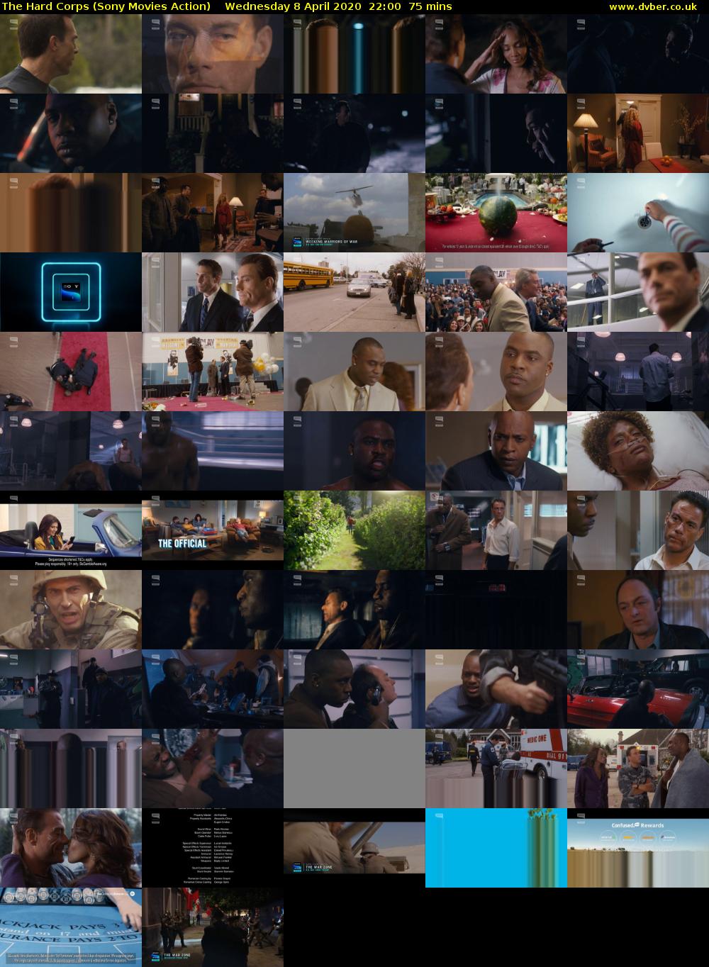 The Hard Corps (Sony Movies Action) Wednesday 8 April 2020 22:00 - 23:15