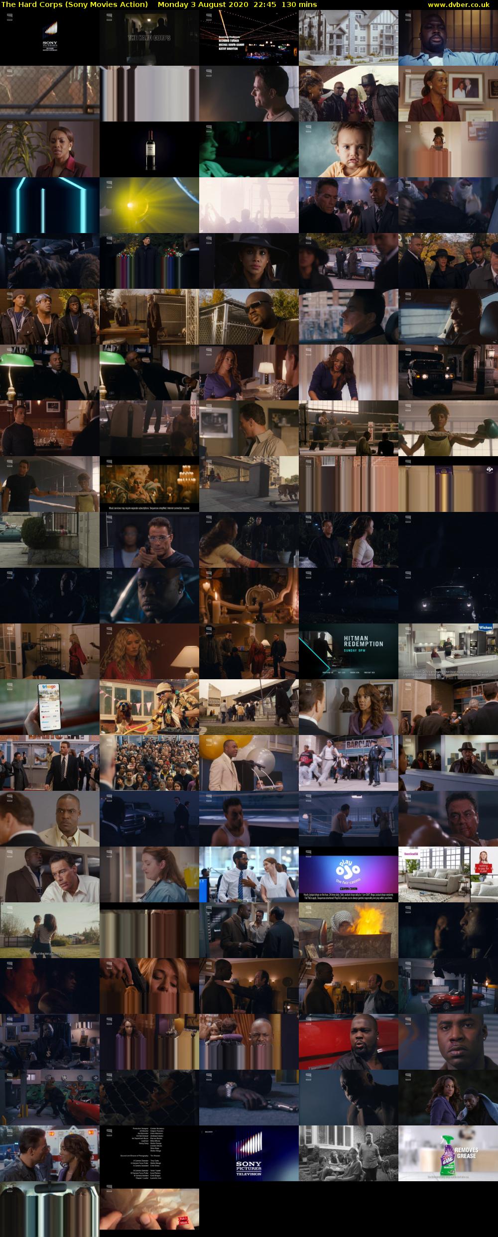 The Hard Corps (Sony Movies Action) Monday 3 August 2020 22:45 - 00:55