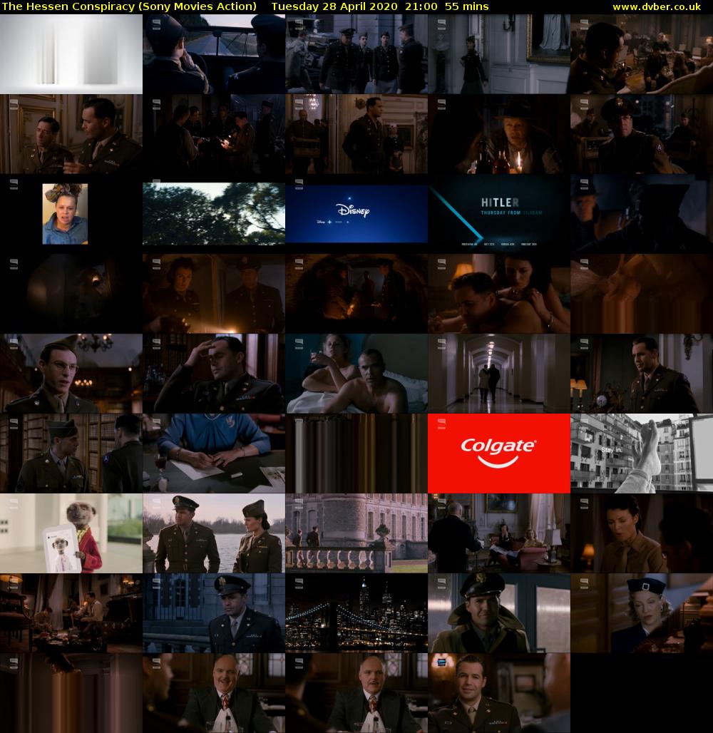 The Hessen Conspiracy (Sony Movies Action) Tuesday 28 April 2020 21:00 - 21:55