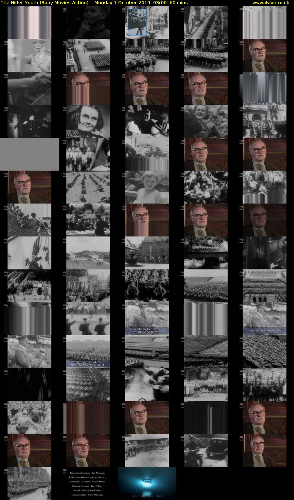 The Hitler Youth (Sony Movies Action) Monday 7 October 2019 03:00 - 04:00