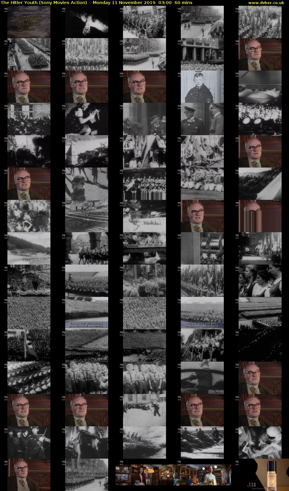 The Hitler Youth (Sony Movies Action) Monday 11 November 2019 03:00 - 04:00