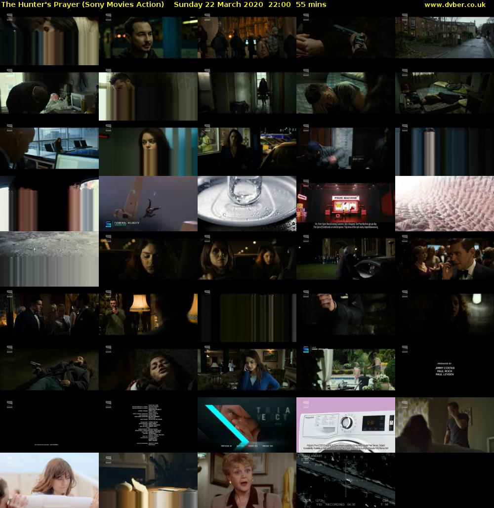 The Hunter's Prayer (Sony Movies Action) Sunday 22 March 2020 22:00 - 22:55