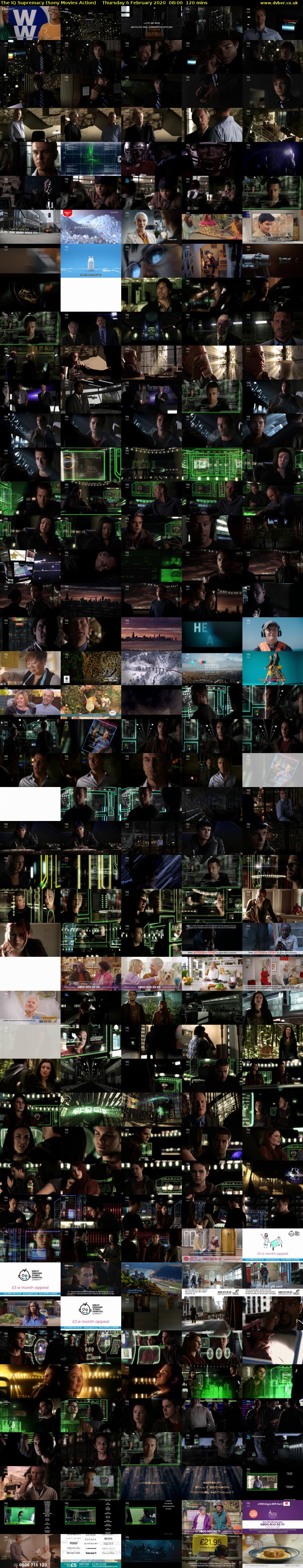 The IQ Supremacy (Sony Movies Action) Thursday 6 February 2020 08:00 - 10:00