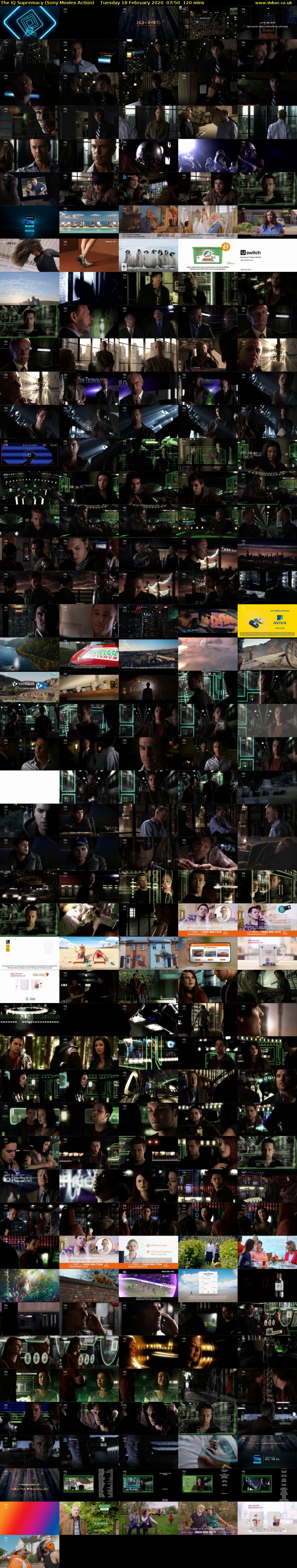 The IQ Supremacy (Sony Movies Action) Tuesday 18 February 2020 07:50 - 09:50