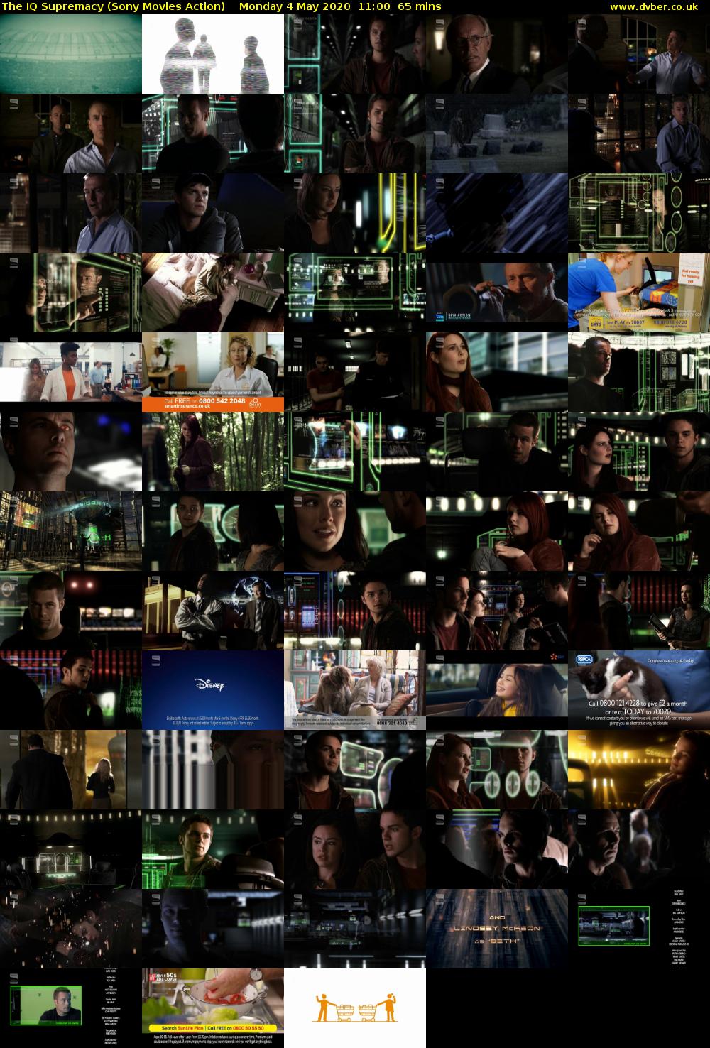 The IQ Supremacy (Sony Movies Action) Monday 4 May 2020 11:00 - 12:05