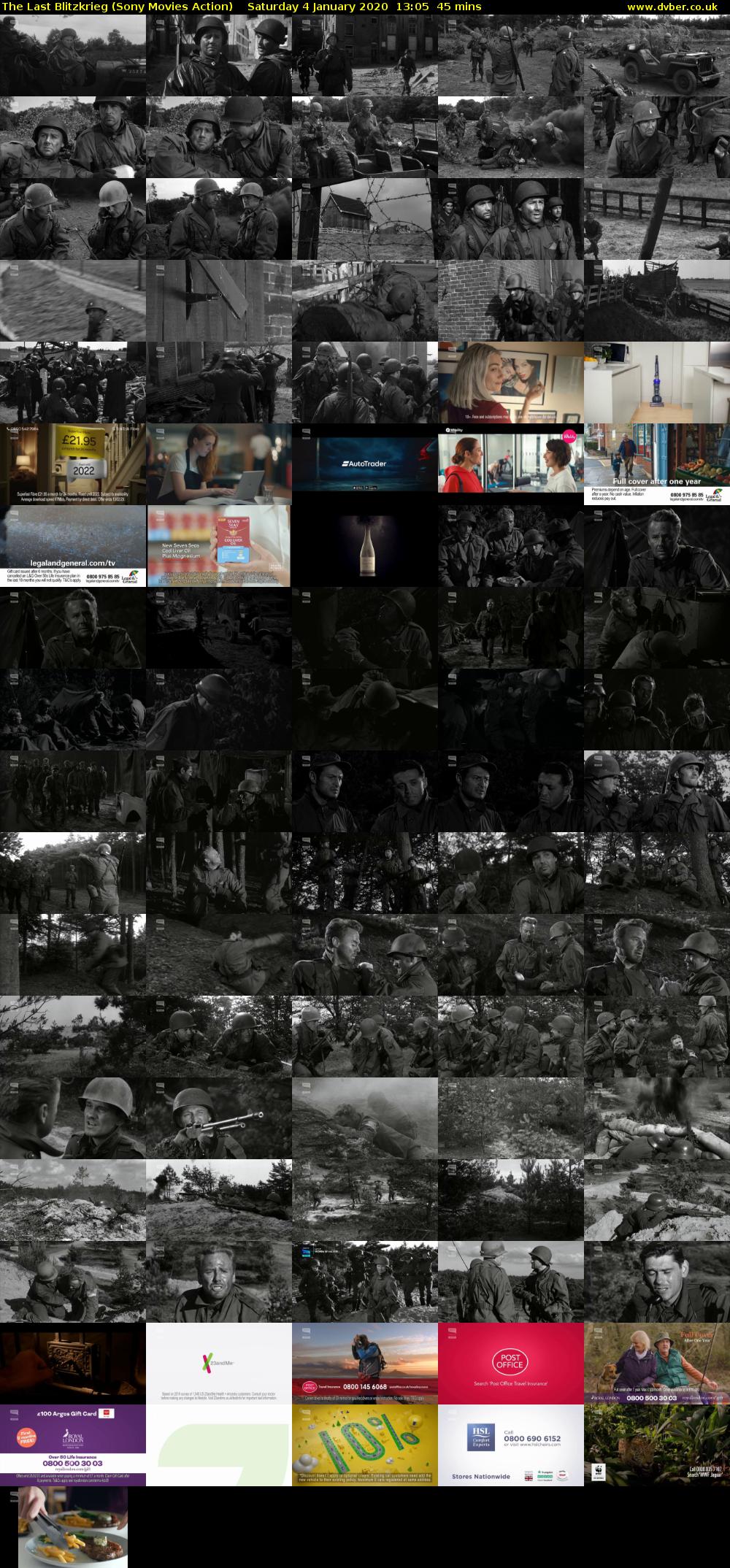 The Last Blitzkrieg (Sony Movies Action) Saturday 4 January 2020 13:05 - 13:50