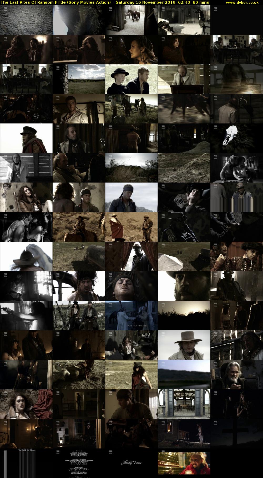 The Last Rites Of Ransom Pride (Sony Movies Action) Saturday 16 November 2019 02:40 - 04:00
