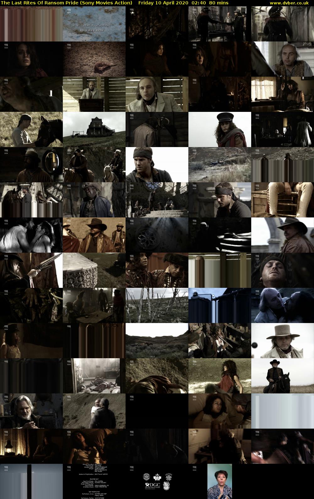 The Last Rites Of Ransom Pride (Sony Movies Action) Friday 10 April 2020 02:40 - 04:00