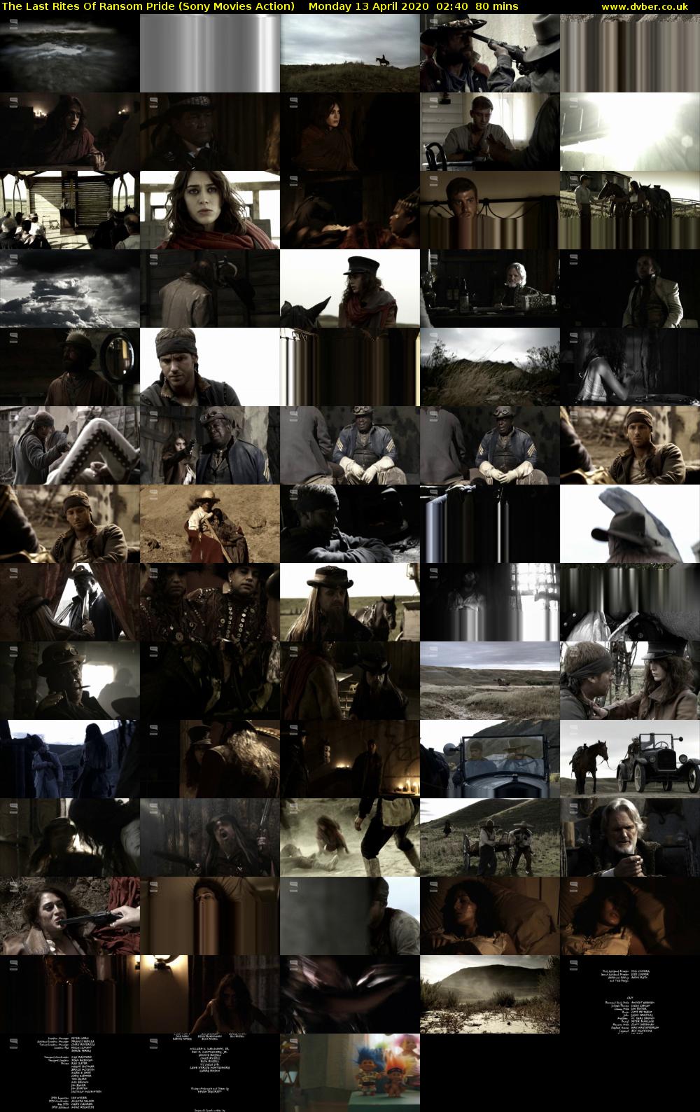 The Last Rites Of Ransom Pride (Sony Movies Action) Monday 13 April 2020 02:40 - 04:00